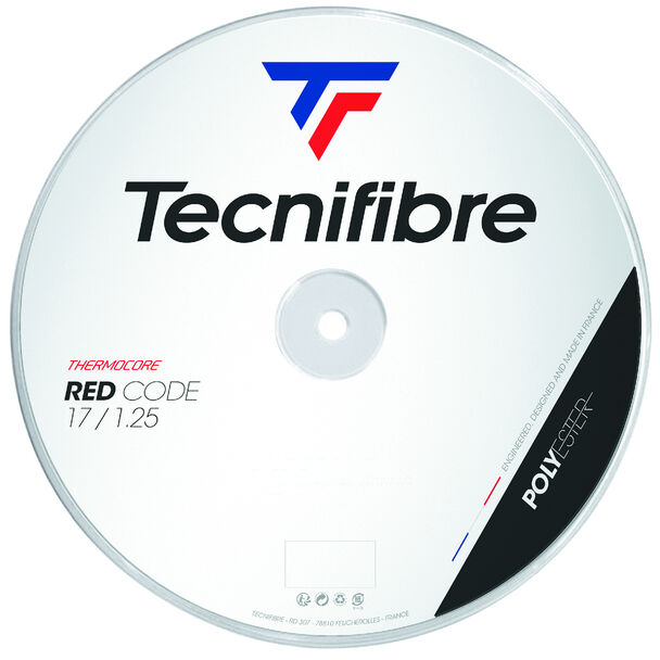 Bobina 200m cordaje tenis Tecnifibre Red Code 1.25mm.