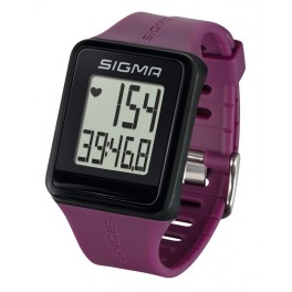 ID GO SIGMA Reloj deportivo con pulsómetro morado