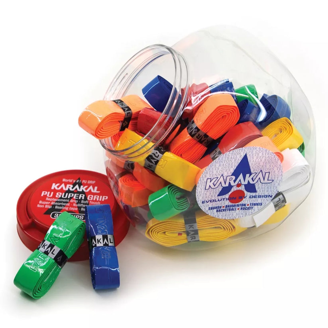 Cubo de 36 SUPER GRIP PU KARAKAL colores surtidos