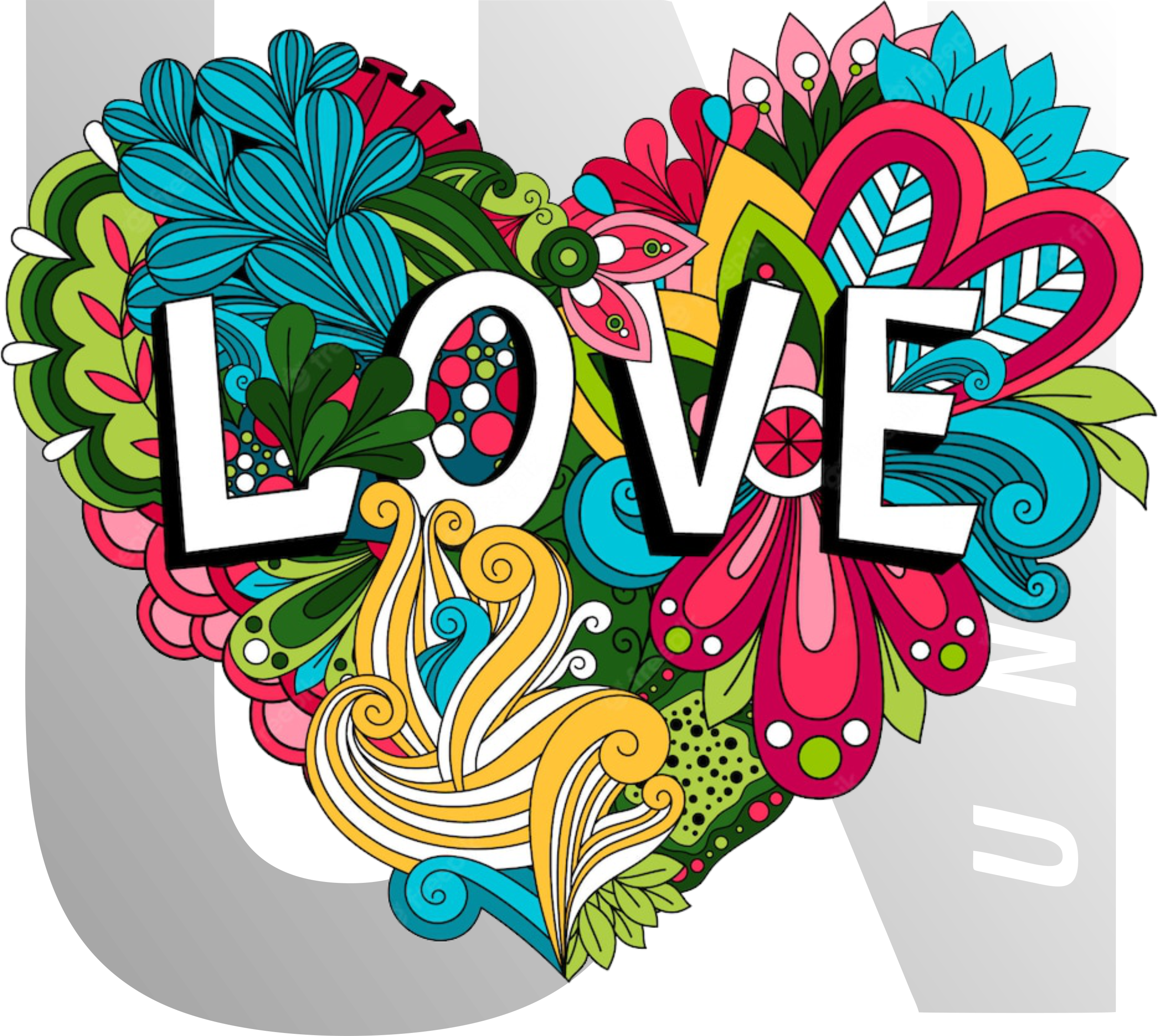 Camiseta mujer LOVE blanca única