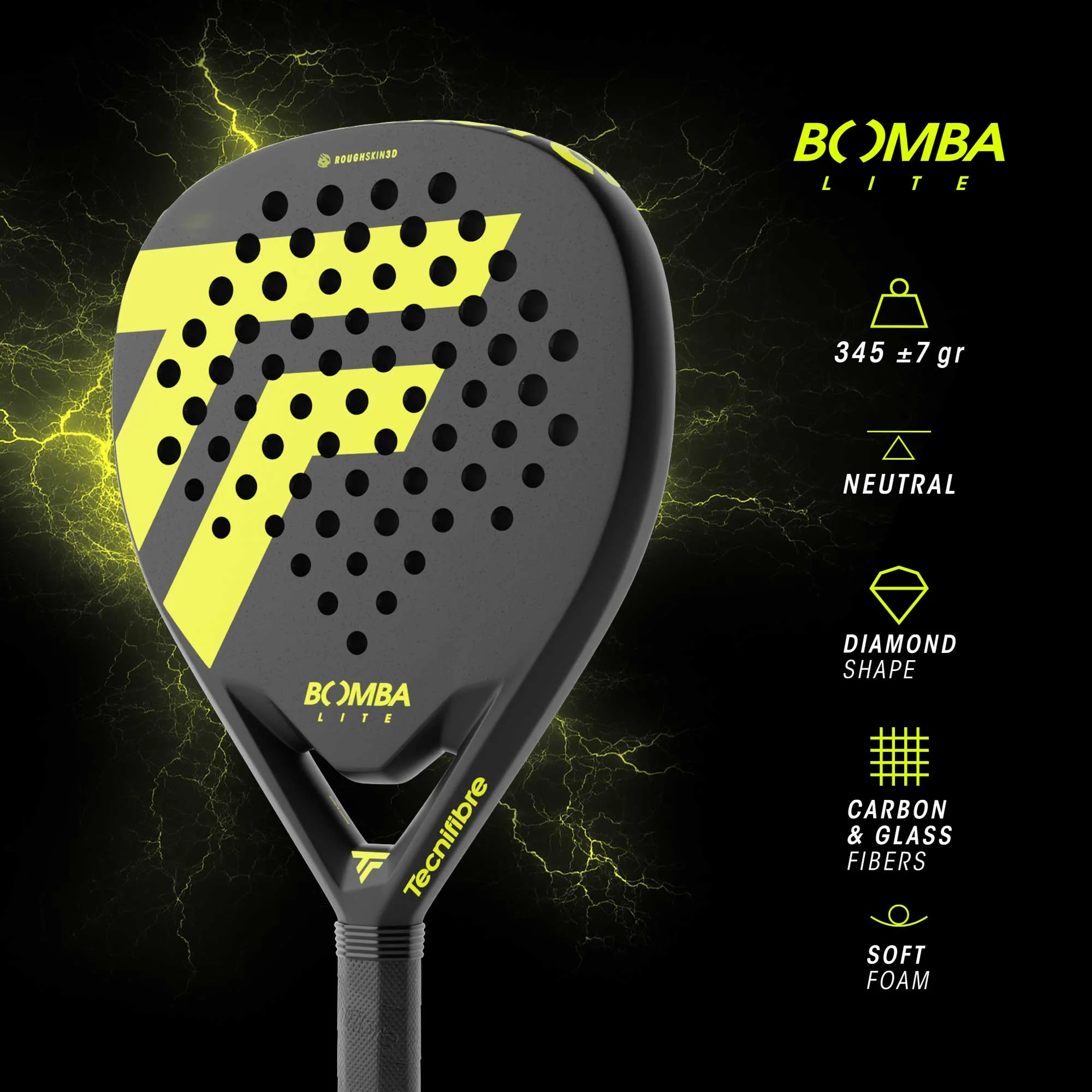 Pala pádel Tecnifibre Bomba Lite
