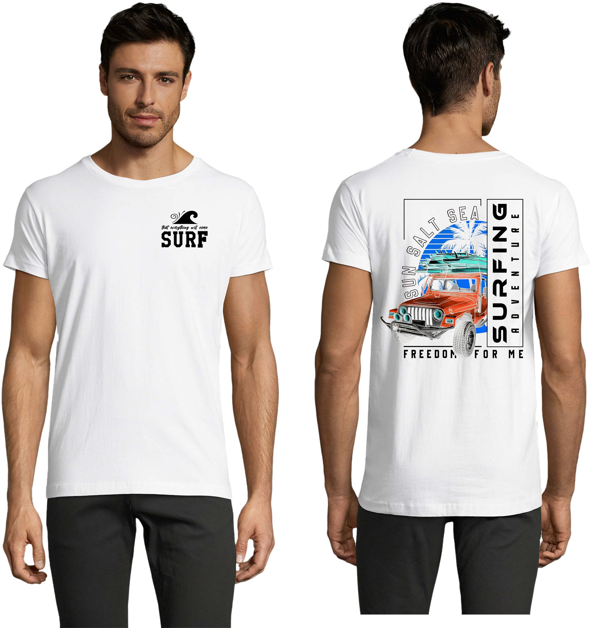 CAMISETA PREMIUM única SURF JEEP