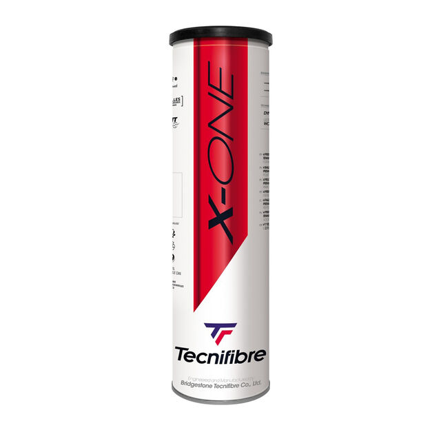 Bote (4) pelotas de tenis Tecnifibre X-ONE