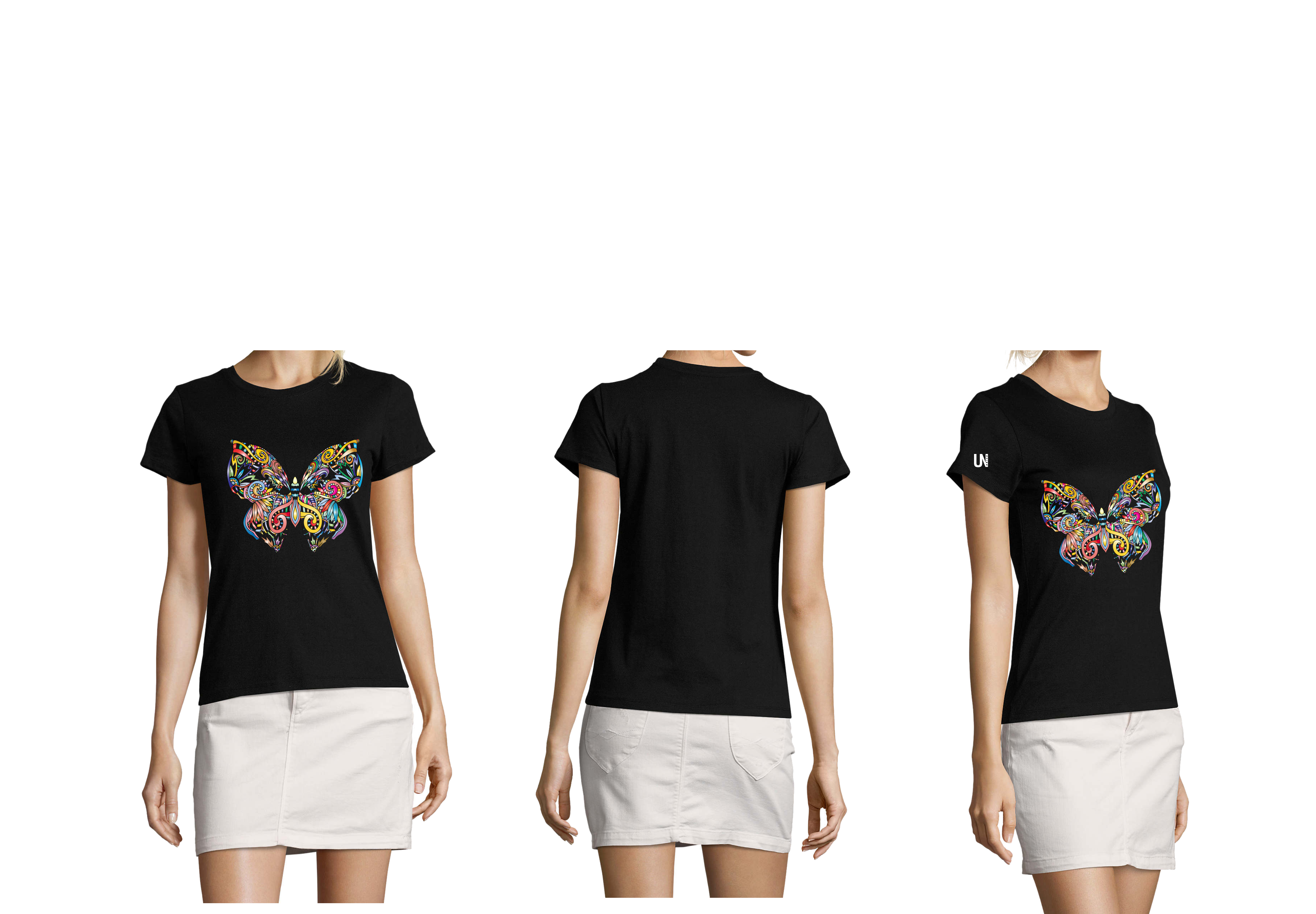 Camiseta mujer MARIPOSA marca única