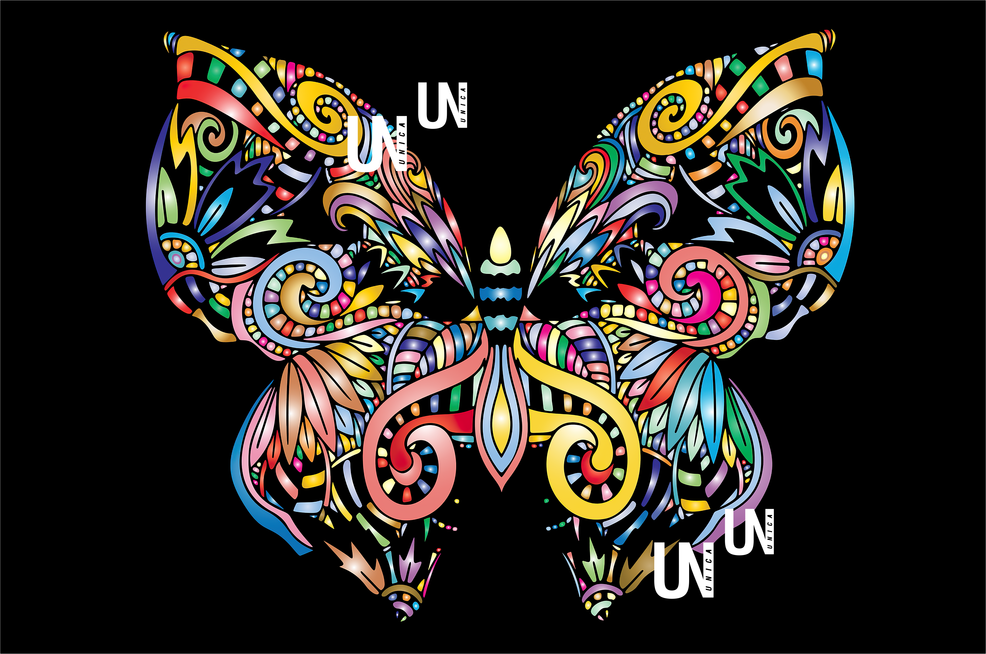 Camiseta mujer MARIPOSA marca única