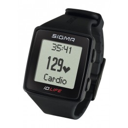 ID LIFE SIGMA Reloj deportivo con pulsómetro negro