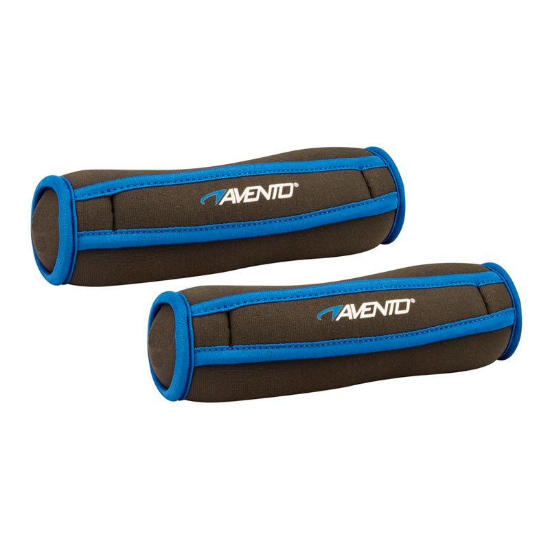 PESAS DE NEOPRENO 1 KG GRIS/AZUL (2 UNIDADES) Fitness