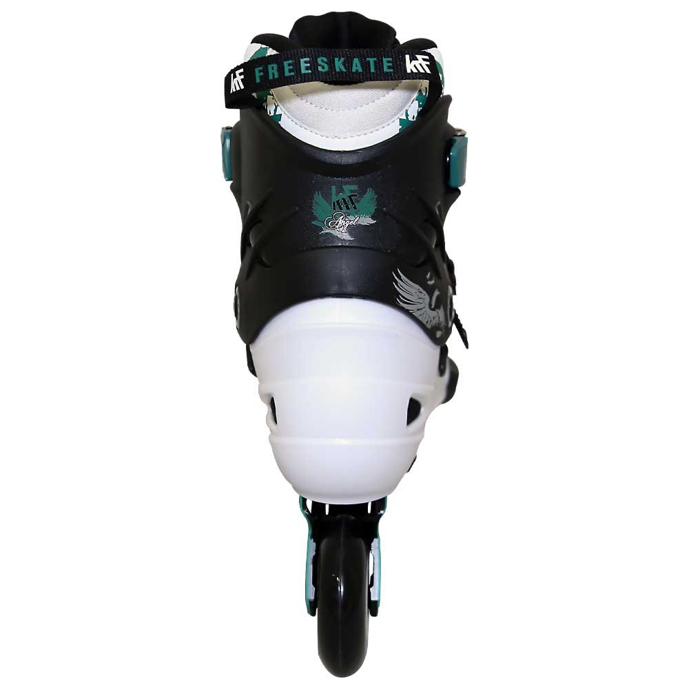 Krf Patines En Línea Freeskate Angel 4x80 blanco verde 3