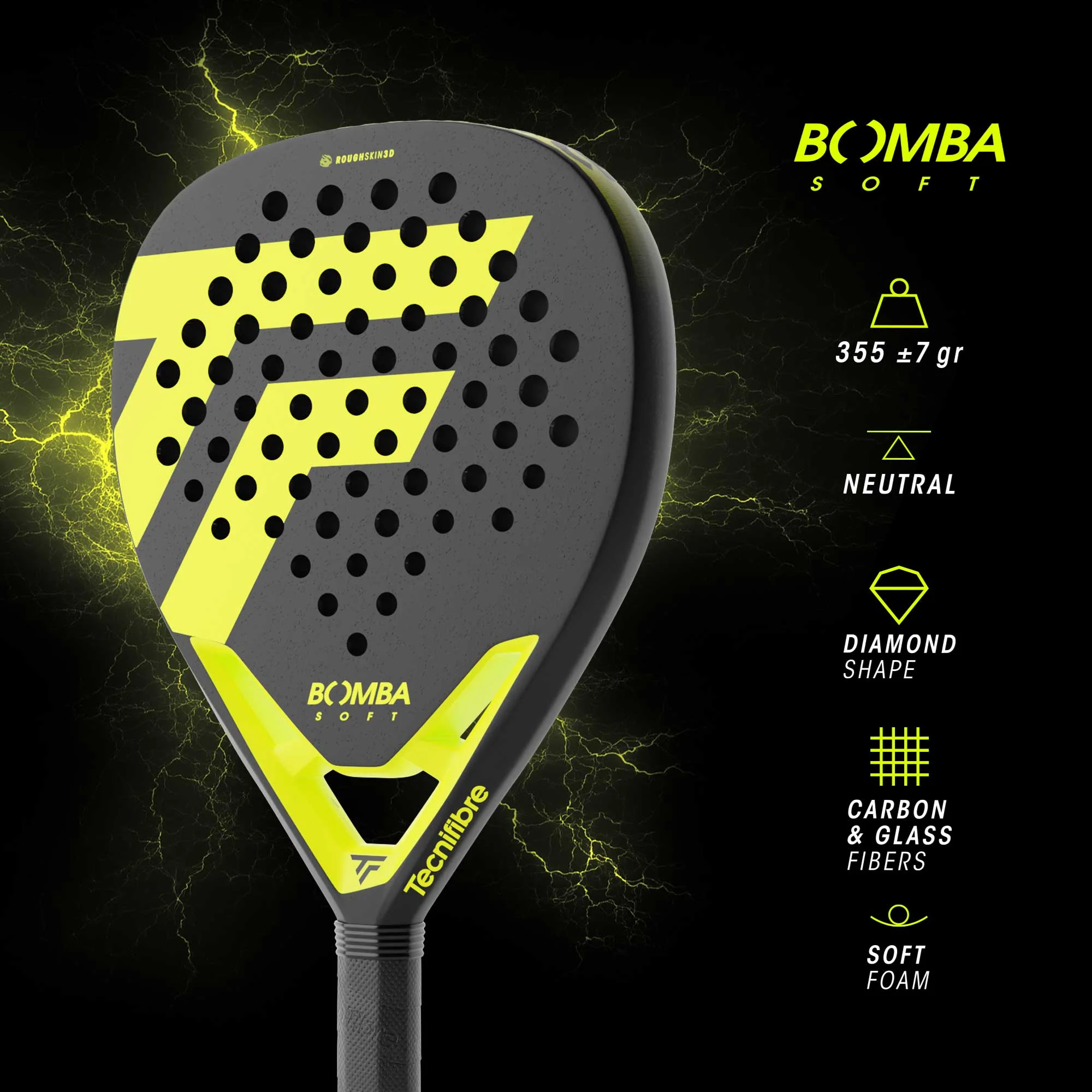 Pala pádel Tecnifibre Bomba Soft